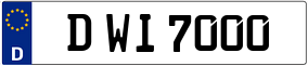 Truck License Plate